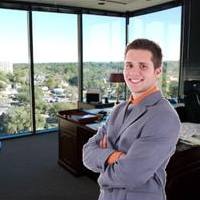 Justin with the keys of his new lambourghini